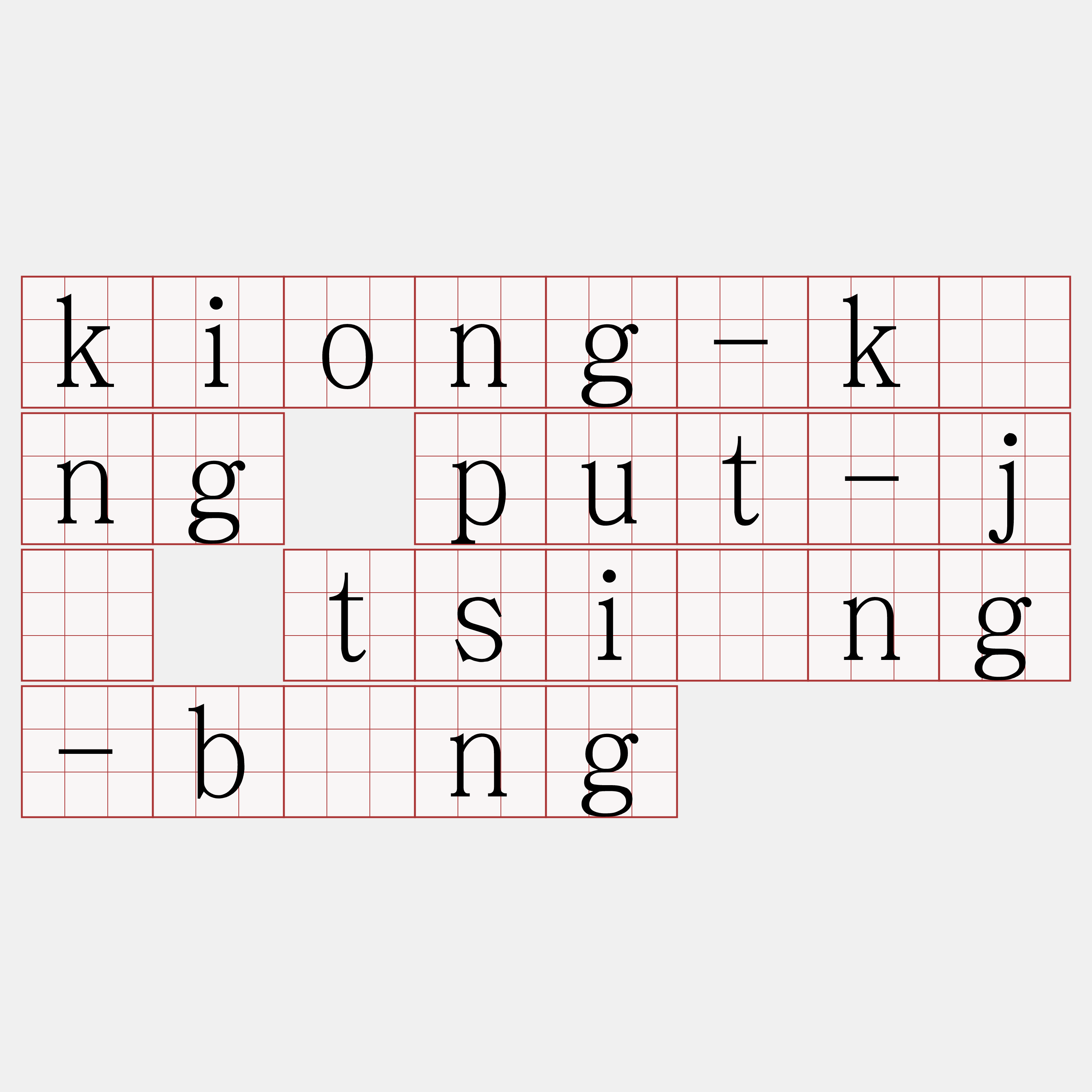 kiong-kìng put-jû tsiông-bīng